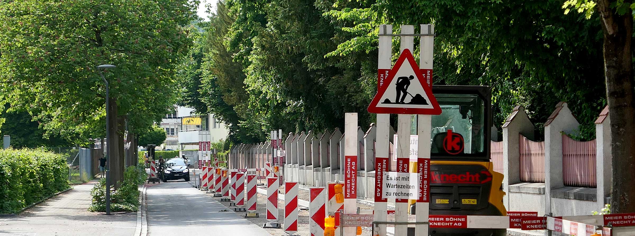 Römerstrasse ist vom Montag, 23. Mai 2022 bis am 1. Juli 2022 gesperrt.